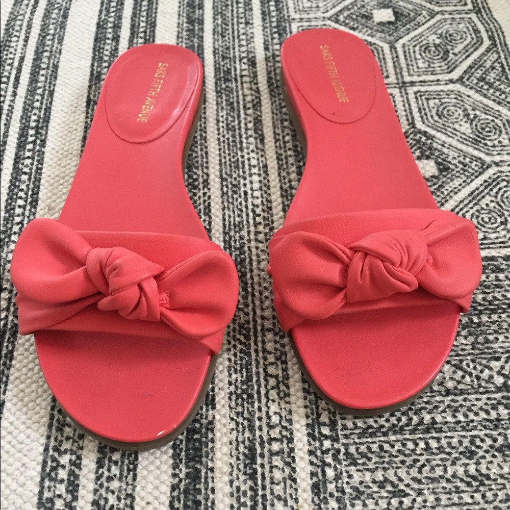 Saks Fifth Avenue flat sandals